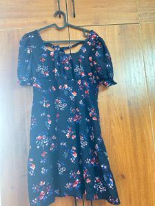 1 Time Worn Floral Dress In Almost New Condition