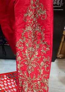 One Side Cut Dress With Heavy Work