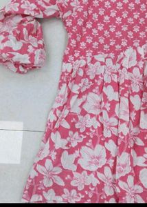Floral Print short kurta