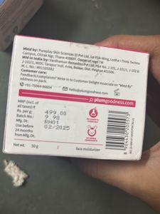 Plum Hyaluronic Acid Moisturiser and Gel Cream