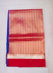 Elegant Blue Silk Saree