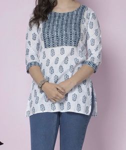Printed Tunic Top