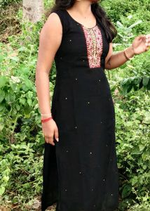 Black Kurta Set