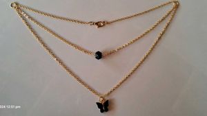 Layered Butterfly Necklace