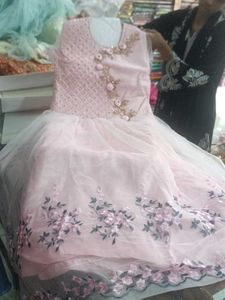 Pink Floral Dress
