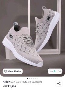 killer Grey Sneakers contion 9.5/10 just wash once