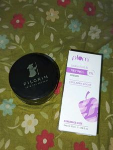 Plum Retinol Serum With Pilgrim Eye Cream
