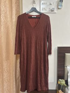 Elegant Brown Dress