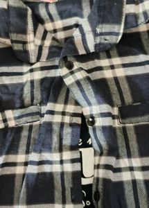 Stylish Plaid Shirt And Graphic Tee Combo