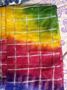 Pretty Multicolor Saree