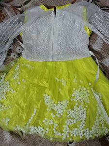 Cute Yellow Party Dress