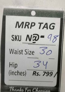 women high waist denim jeans size -30 (n-98)