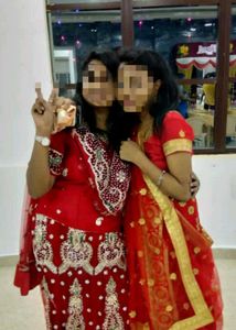 Red Embroidered Lehenga Choli Set
