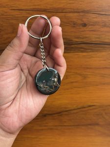 Resin Flower Keychain