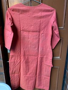 South Cotton Straight Kurta With One Side Pocket