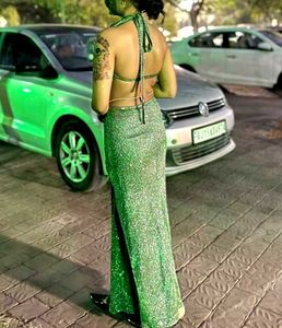 Green Shimmer Co-ord Set For Women