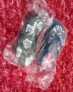 Cute Floral Flip Flops Combo