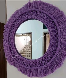 Macrame Mirror 16 Inches