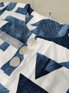 Geometric Print Top