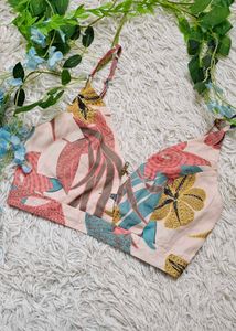 Floral Print Crop Top