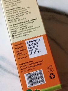 Pilgrim Vitamin C Facewash And Serum