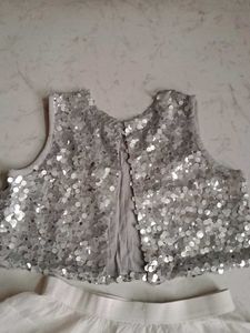 Sequin Top &amp; Tulle Skirt Set fixed price