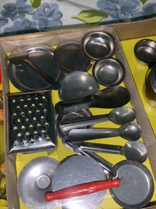 Kids Steel Cooking Set (fixed Price⛔️⛔️)