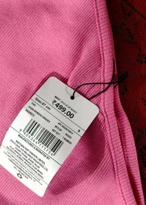 Pink One-Shoulder Mini Dress