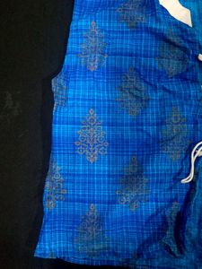 Blue Ethnic Jacket For Girls!