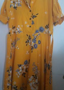 Floral Yellow Dress