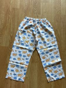 Mulmul Cotton Kids Set - Elephant Print