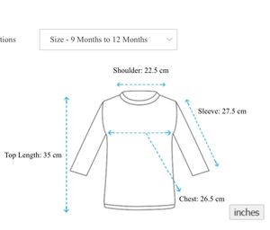 6-9 Month Babyhug Full Sleeves T-shirt