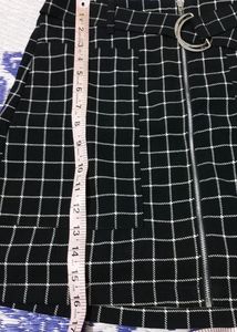 Black short skirt