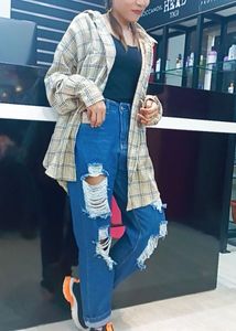 Ripped Blue Jeans