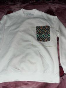 Unique White Sweatshirt