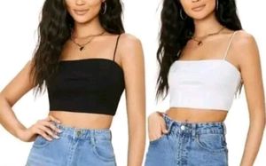 Set Of Two Crop Tank Top For Women