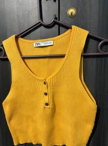 Zara Ribbed Tank Top