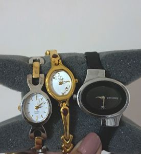 3 Used Watches :Titan RAGA, FastTrack &amp; Anne Klein