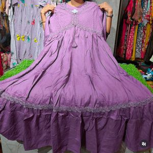 Alia Cut Lavender Kurti