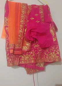 Pink Lehenga Choli Set