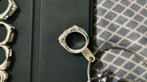 Silver Gents rings..