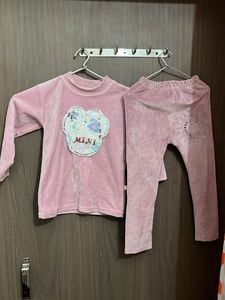 valvet Cute Pink Kids cord set