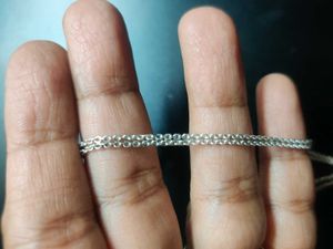 92.5 Silver Tie Chain - Adjustable Length