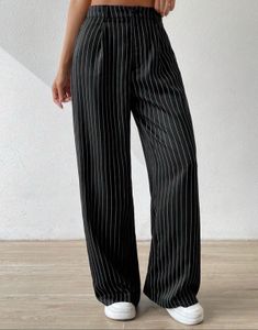 Striped Wide Leg Pants