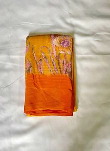 Floral Print Saree