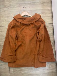 Vintage Corduroy Cropped Blazer