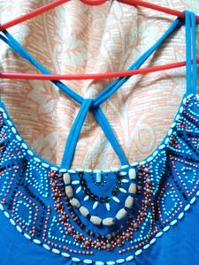 WESTERN BLUE 💙 TOP 😀
