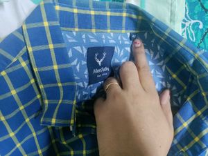 Blue Checked Casual Shirt