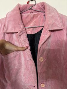 Pink Suede Jacket
