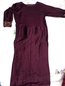 Magenta Kurta Set With Pant